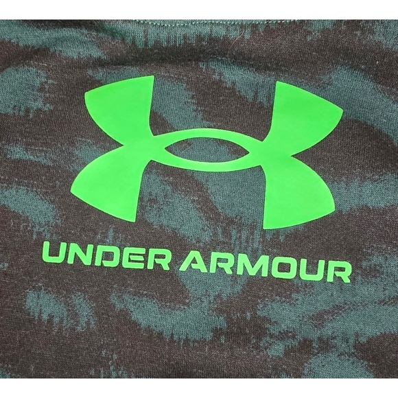 Under Armour Hoodie – Size 3T – Black/Green with Logo - Picture 3 of 5